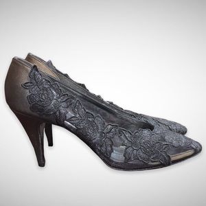Vintage Stuart Weitzman for Mr. Seymour Mesh Pumps 9-1/2 N